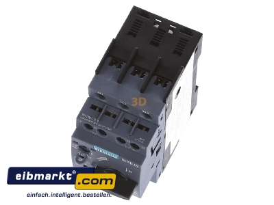 Ansicht oben vorne Siemens Indus.Sector 3RV2011-1GA15 Leistungsschalter Motor 4,5-6,3A S00 