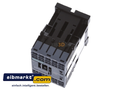 Ansicht oben vorne Siemens Indus.Sector 3RT20162AP02 Schtz 230AC 4KW 400V 1S 3p 3RT2016-2AP02