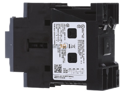 Ansicht rechts Siemens 3RT2023-1BB40 Schtz 24VDC 3pol 1S+1 S0 