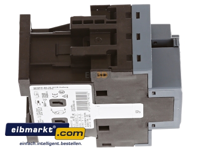 Ansicht oben links Siemens Indus.Sector 3RT2026-2AP00 Schtz Bgr.S0 230AC 11KW 1S+1 3p. 