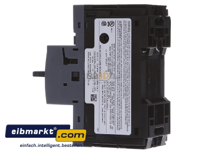 Ansicht rechts Siemens Indus.Sector 3RV2011-1CA20 Leistungsschalter Motor 1,8-2,5A S00 