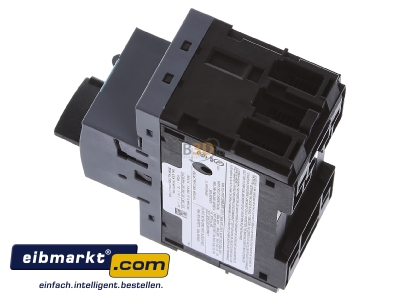 Ansicht oben rechts Siemens Indus.Sector 3RV2011-1CA20 Leistungsschalter Motor 1,8-2,5A S00 