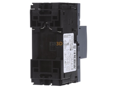 Ansicht hinten Siemens 3RV2011-1GA20 Leistungsschalter Motor 4,5-6,3A S00 