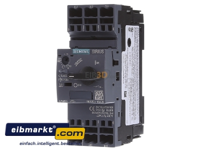 Frontansicht Siemens Indus.Sector 3RV2021-4BA20 Leistungsschalter Motor 14-20A S0 