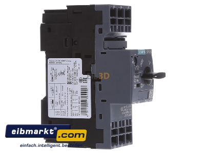 Ansicht links Siemens Indus.Sector 3RV2021-4BA20 Leistungsschalter Motor 14-20A S0 
