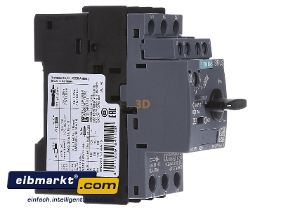 Ansicht links Siemens Indus.Sector 3RV2011-1AA15 Leistungsschalter Motor 1-1,6A 