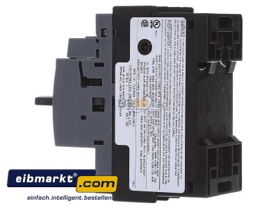Ansicht rechts Siemens Indus.Sector 3RV2011-1AA15 Leistungsschalter Motor 1-1,6A 