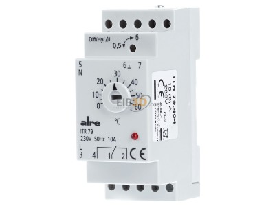 Frontansicht Alre-it ITR 79.404 Hutschienenregler elektron,0-60Gr 