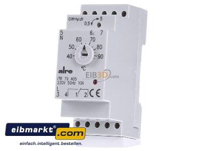 Front view Alre-it D4780181 Room temperature controller
