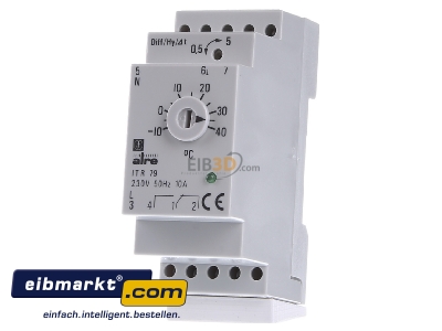Front view Alre-it ITR 79.508 Room temperature controller 

