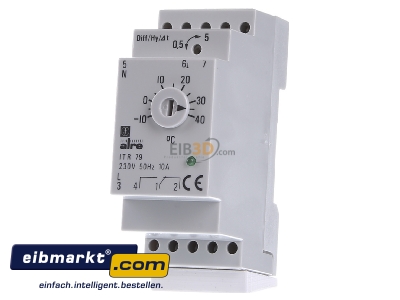 Frontansicht Alre-it ITR 79.508 Hutschienenregler elektron,-10bis+40Gr 