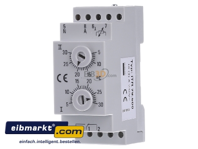 Frontansicht Alre-it ITR 79.600 Hutschienenregler elektron,2x 5bis30Gr 