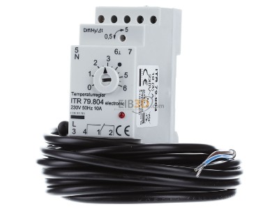 Frontansicht Alre-it ITR 79.804 Hutschienenregler elektron,0-60Gr 