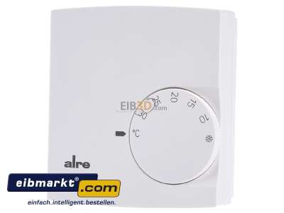 Frontansicht Alre-it RTBSB-001.000 Raumtemperaturregler AP 5-30Gr,ffner,10A 