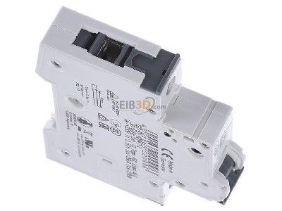 Ansicht oben links Siemens 5SY4102-5 LS-Schalter 10KA,1p,A,2A,T=70mm 