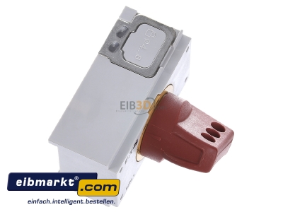 View top left Eaton (Moeller) 260135 Handle for power circuit breaker red
