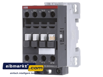 Front view ABB Stotz S&J 1SBL137001R1301 Magnet contactor 9A 100...250VAC
