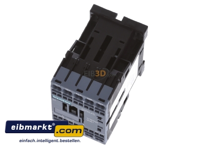 Ansicht oben vorne Siemens Indus.Sector 3RT20162BB42 Schtz 24VDC 1 4KW 400V 3p 3RT2016-2BB42