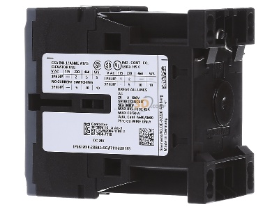 Ansicht rechts Siemens 3RT2018-2BB42 Schtz 1 24VDC 7,5kW 