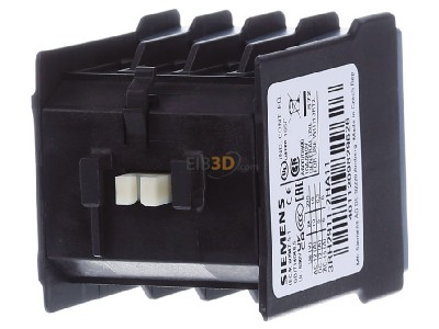 Ansicht hinten Siemens 3RH2911-2HA11 Hilfsschalterblock 1S+10E S00 