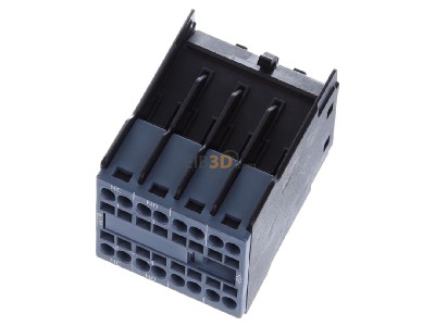 Ansicht oben vorne Siemens 3RH2911-2HA11 Hilfsschalterblock 1S+10E S00 