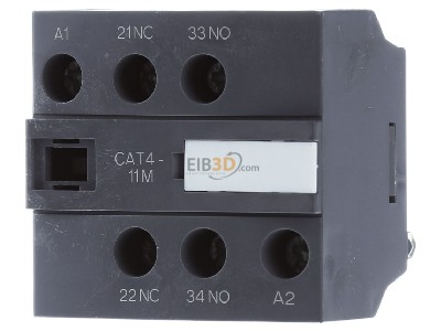 Frontansicht ABB CAT4-11M Hilfsschalter/Spulenblock 