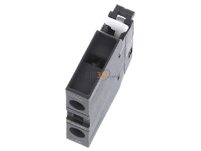 View up front ABB CA4-01 Auxiliary contact block 0 NO/1 NC 
