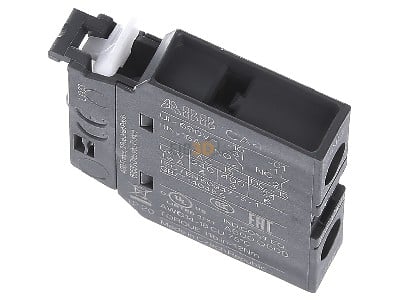 View top left ABB CA4-01 Auxiliary contact block 0 NO/1 NC 
