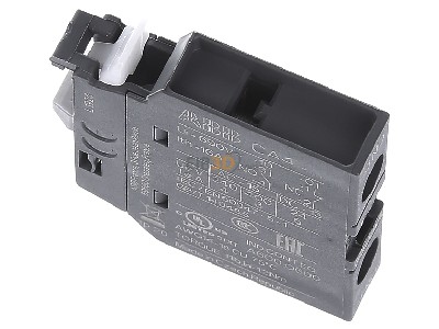 View top left ABB CA4-10 Auxiliary contact block 1 NO/0 NC 
