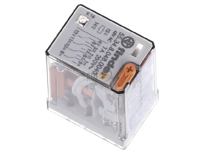 View top left Finder 55.34.8.048.0040 Switching relay AC 48V 7A 
