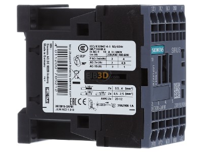 Ansicht links Siemens 3RT2015-2AP01 Schtz 3kW/400V 1S 230VAC 