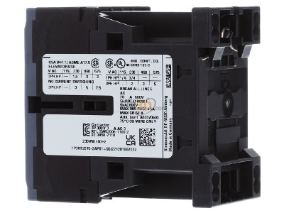 Ansicht rechts Siemens 3RT2015-2AP01 Schtz 3kW/400V 1S 230VAC 