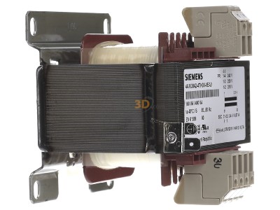 View on the left Siemens 4AM3842-4TN00-0EA0 1Ph. Transformer, 4 AM3842-4TN00-0EA0
