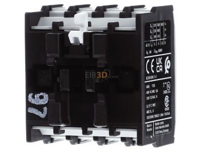 Back view Eaton DILM150-XHIC22 Auxiliary contact block 2 NO/2 NC 
