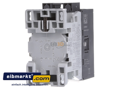 Back view ABB Stotz S&J 1SBL277001R1300 Magnet contactor 32A 100...250VAC
