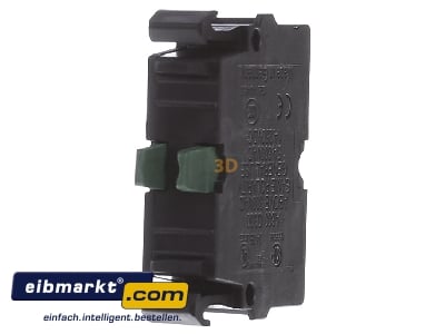 Frontansicht Eaton (Moeller) M22-K10P Kontaktelement 1S, Front 