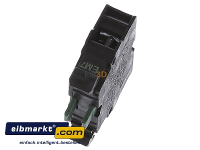 Ansicht oben vorne Eaton (Moeller) M22-K10P Kontaktelement 1S, Front 