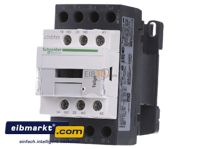 Front view Schneider Electric LC1DT20P7 Magnet contactor 9A 230VAC - 
