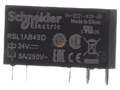 Front view Schneider Electric RSL1AB4BD 
