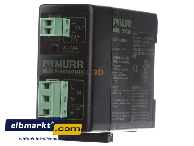 Front view Murrelektronik 85162 DC-power supply 90...265V/22,5...28V - 
