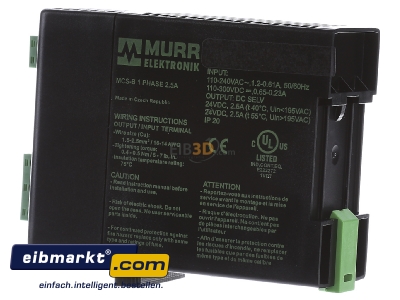 View on the right Murrelektronik 85162 DC-power supply 90...265V/22,5...28V - 
