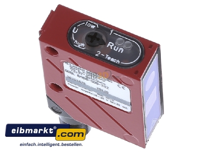 Ansicht oben links Leuze ODSL 8/V66-500-S12 Distanzsensor optisch 