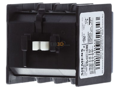 Ansicht hinten Siemens 3RH2911-1HA13 Hilfsschalterblock 1S+3 