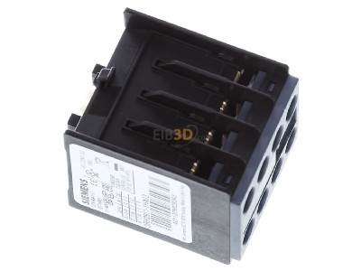 Ansicht oben links Siemens 3RH2911-1HA13 Hilfsschalterblock 1S+3 