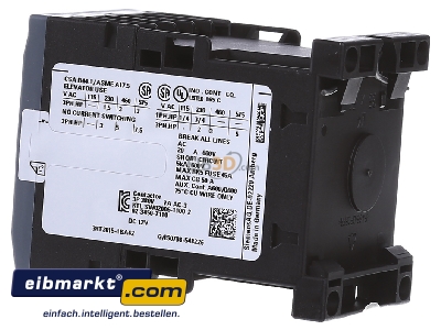 Ansicht rechts Siemens Indus.Sector 3RT2015-1BA42 Schtz 3kW/400V 1 12VDC 