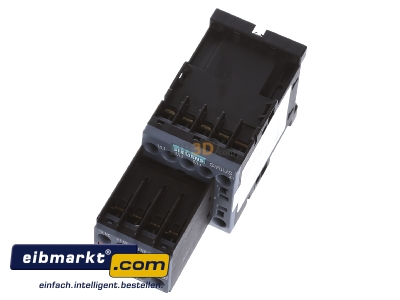 Ansicht oben vorne Siemens Indus.Sector 3RT2015-1BB44-3MA0 Schtz 3kW/400V 2S+2 24VDC 