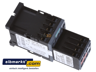 Ansicht oben links Siemens Indus.Sector 3RT2015-1BB44-3MA0 Schtz 3kW/400V 2S+2 24VDC 
