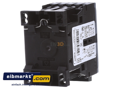 Ansicht hinten Siemens Indus.Sector 3RT2015-2FB42 Schtz 3kW/400V 1 24VDC 