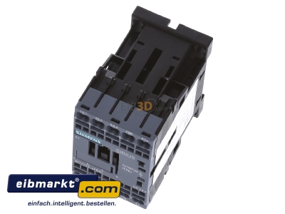 Ansicht oben vorne Siemens Indus.Sector 3RT2015-2FB42 Schtz 3kW/400V 1 24VDC 