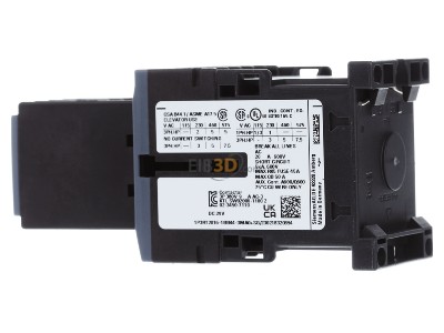 Ansicht rechts Siemens 3RT2016-1BB44-3MA0 Schtz 4kW/400V 2S+2 24VDC 